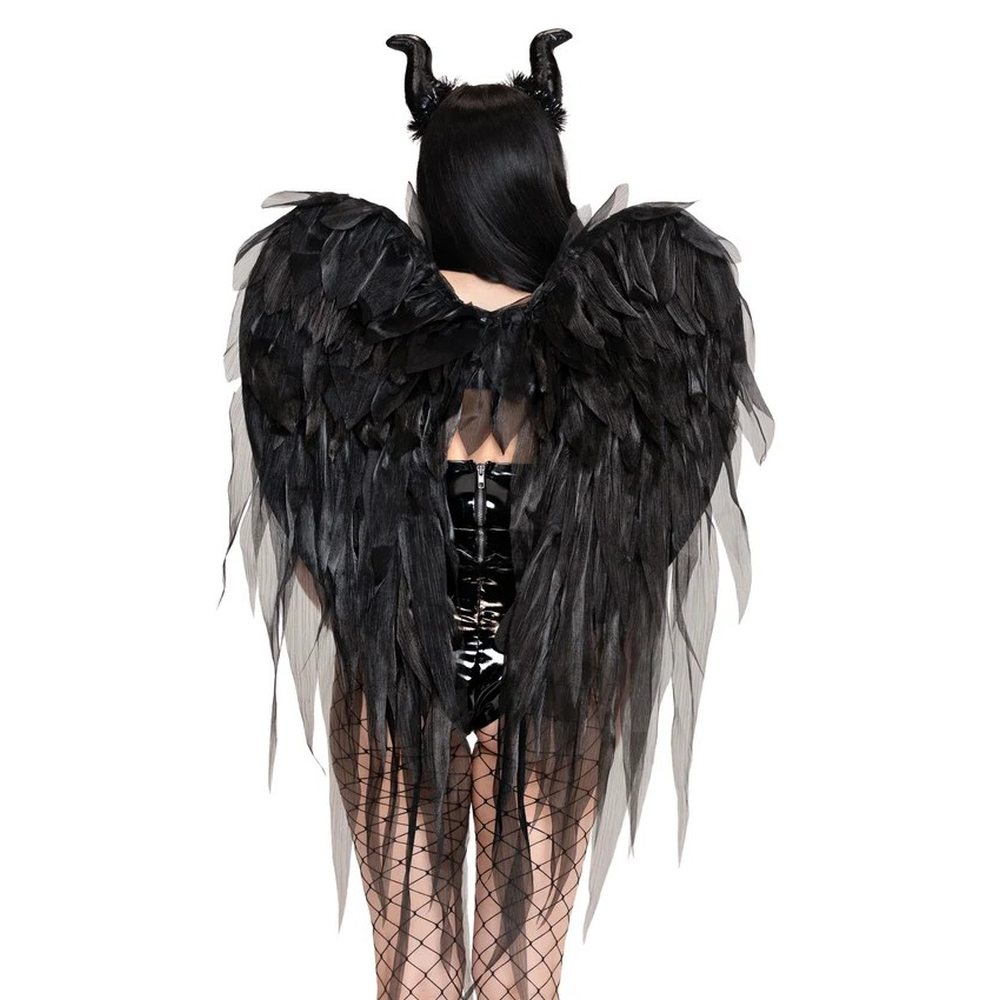 Leg Avenue - Dark Enchantress Wings and Horn Set Ensemble d'accessoires de costume - Noir